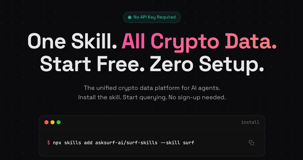 开发者工具(Surf Skill / CLI)
